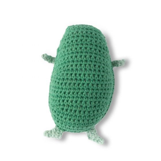 Little Linen Crochet Rattle - Anthony Avocado (8266185900258)