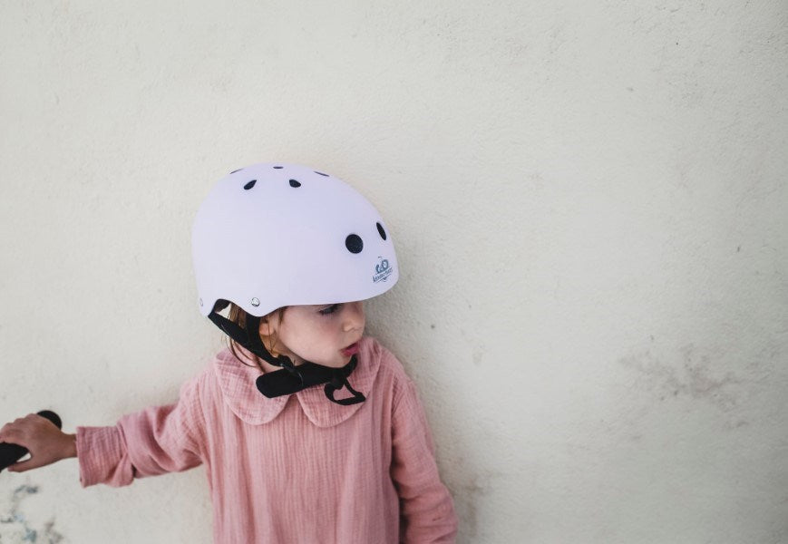 Kinderfeets Pink Mattle Helmet (7013172215990)