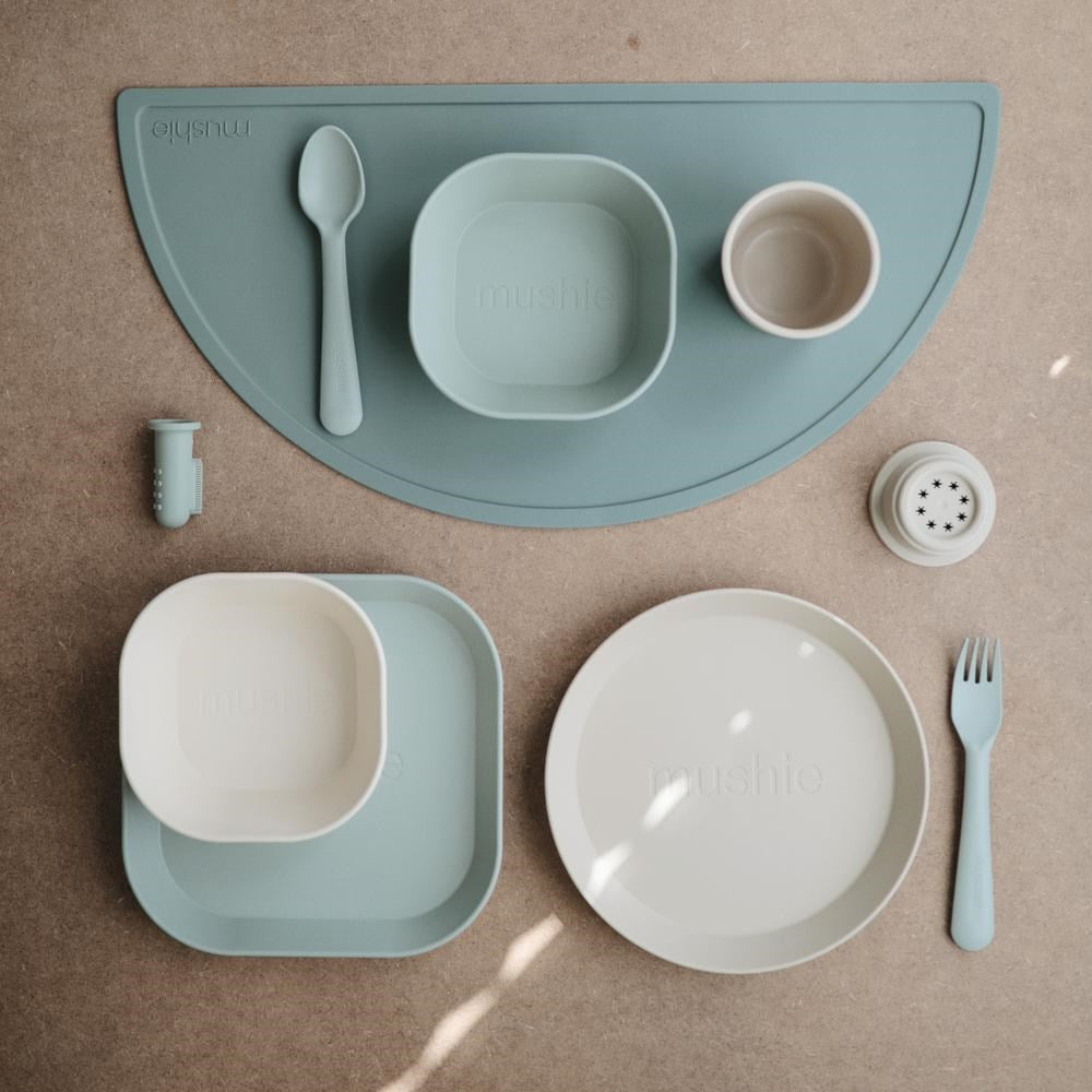 Mushie Silicone Place Mat- Cambridge Blue (7463388807394)