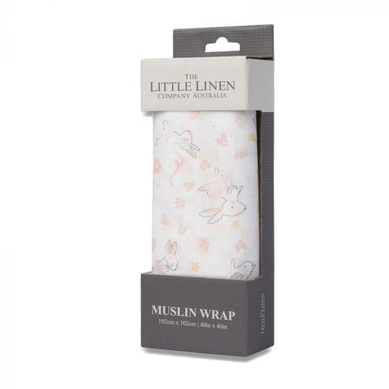 Little Linen TLLC Muslin Ballerina Bunny 1Pk (8266185179362)