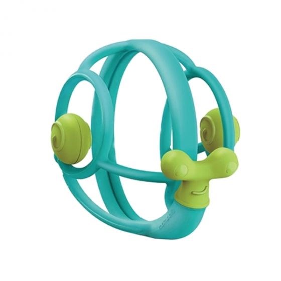 Mombella Snail Teether Rattle - Blue (8266206380258)