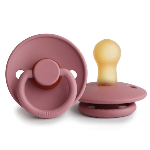 Frigg Pacifier Classic Dusty Rose -Latex Size 1 (7506546589922)