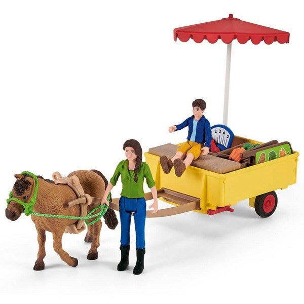 Schleich SC42528 Sunny Day Mobile Farm Stand (6899009978550)