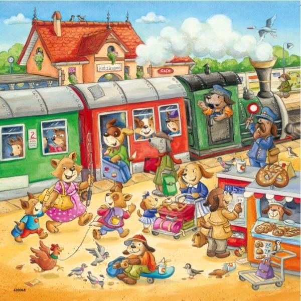 Ravensburger Animal Vacation 3x49pc (8076829393122)