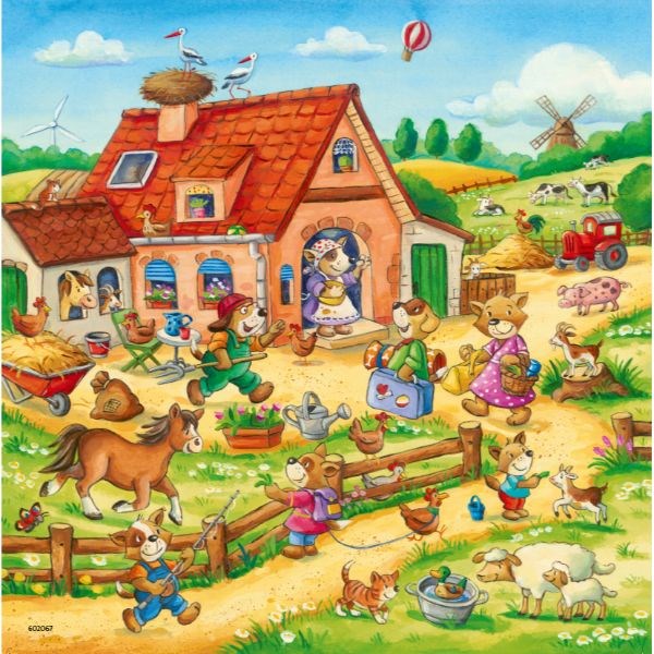 Ravensburger Animal Vacation 3x49pc (8076829393122)