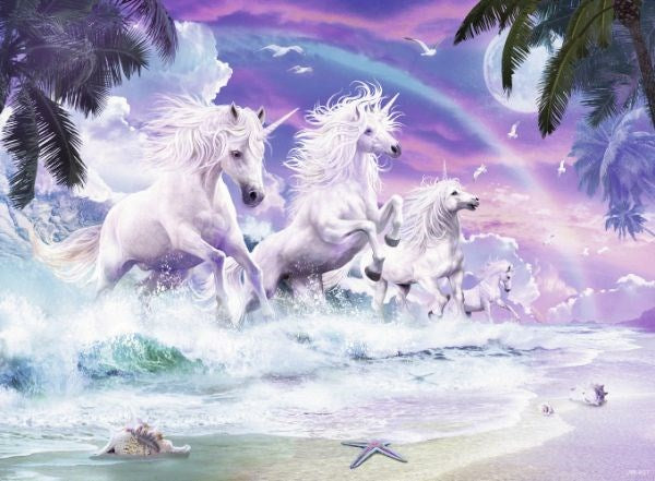 Ravensburger Unicorns on the Beach Puzzle 150pc (8076831293666)