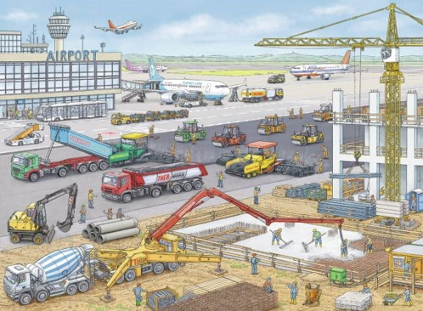 Ravensburger Airport Construction Site 100pc (8076831424738)