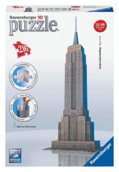 xRavensburger Empire State Building 3D Puzzle 216pc (6899000705206)