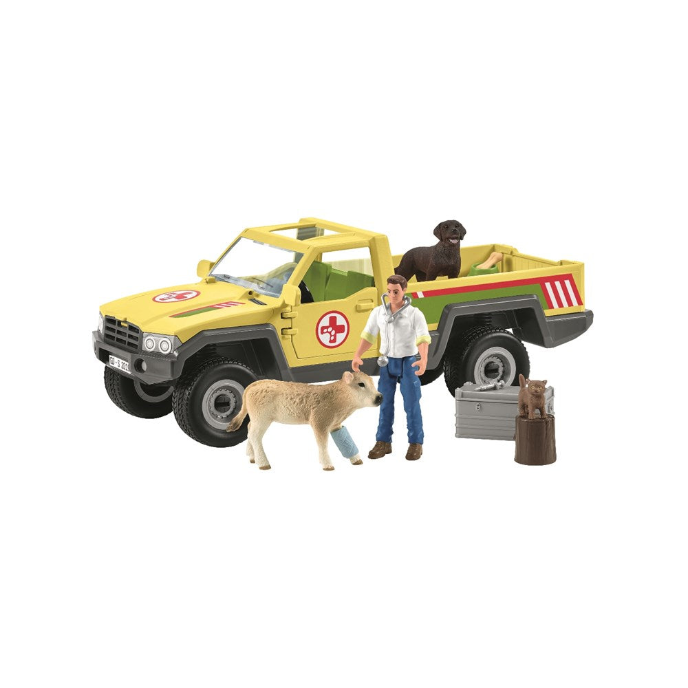 Schleich 42503 - Veterinarian visit at Farm (6898942410934)