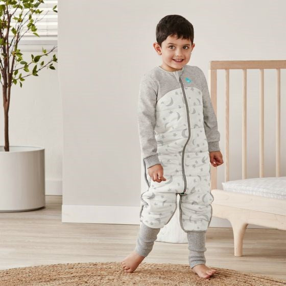 Love to Dream Sleep Suit 2.5Tog Moonlight White Size 1 (8266200514786)