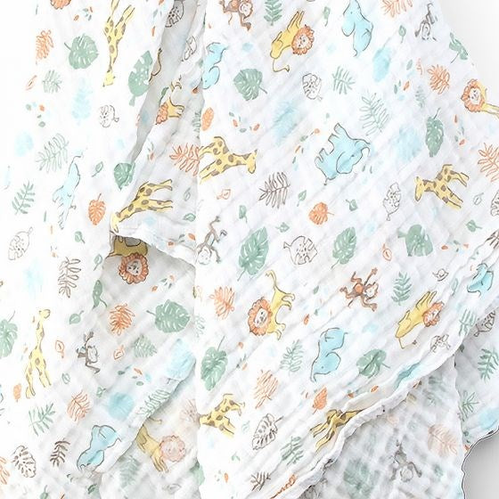 Little Linen TLLC Muslin Safari Bear 1Pk (8266185310434)