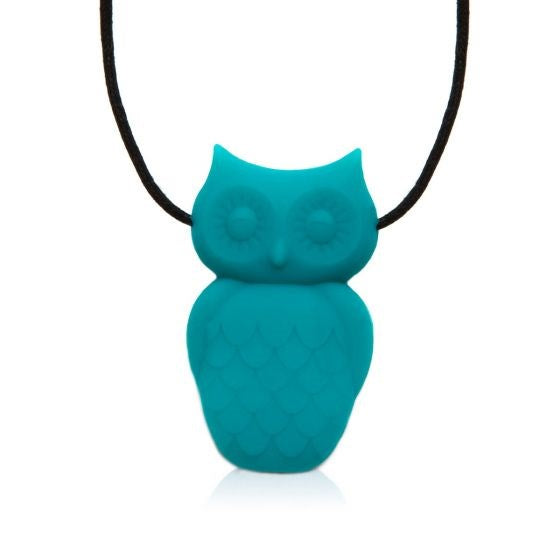 Jellystone Owl Pendant - Turquoise Baja Green (8266170138850)